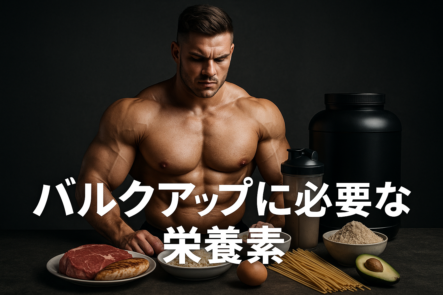 バルクアップ成功へ導く！筋トレ食事メニューと食事の方