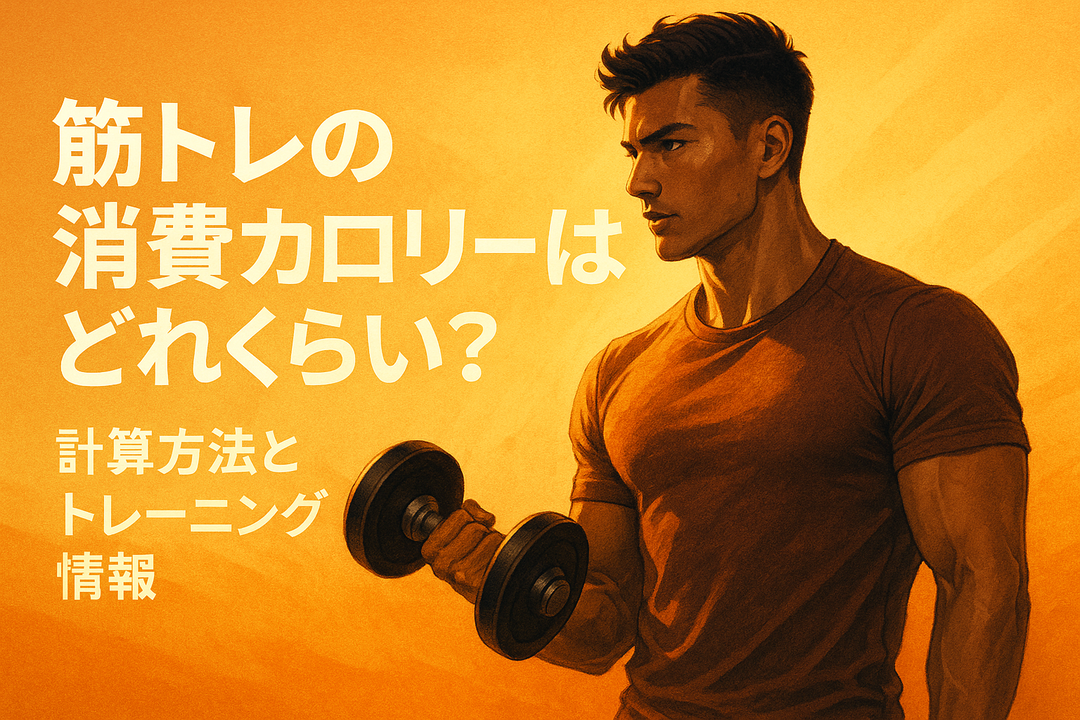 筋トレの消費カロリーはどれくらい？有酸素運動との比較と効率的な痩せ方を解説