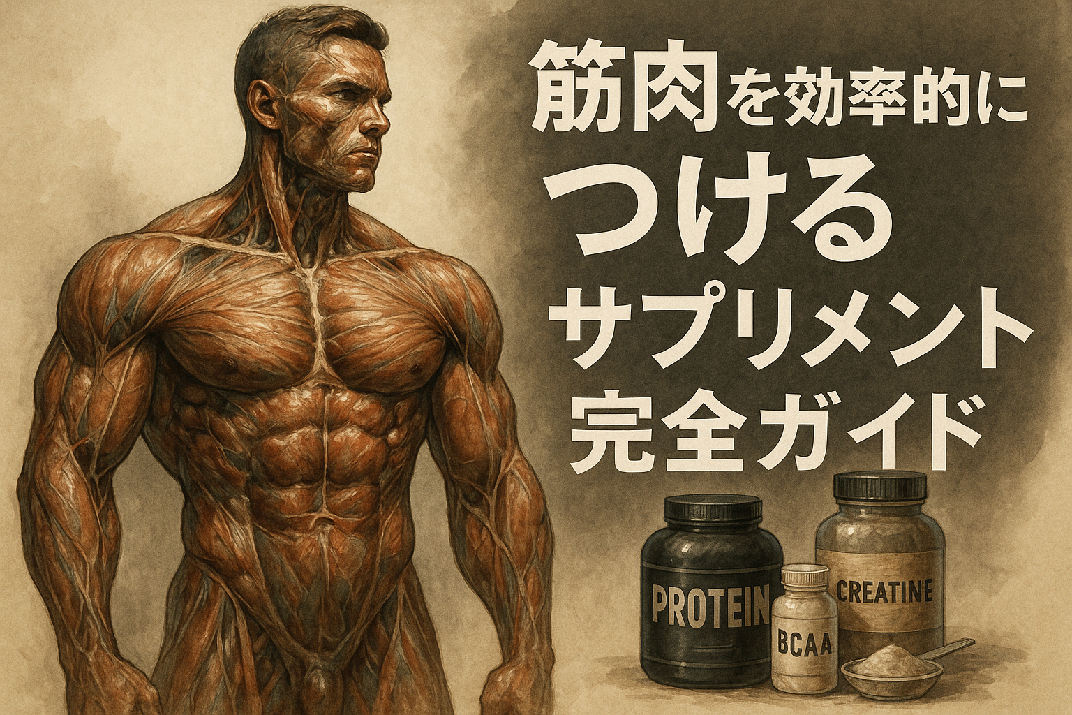 筋肉をつけるサプリメント完全ガイド｜効果・選び方・おすすめ商品