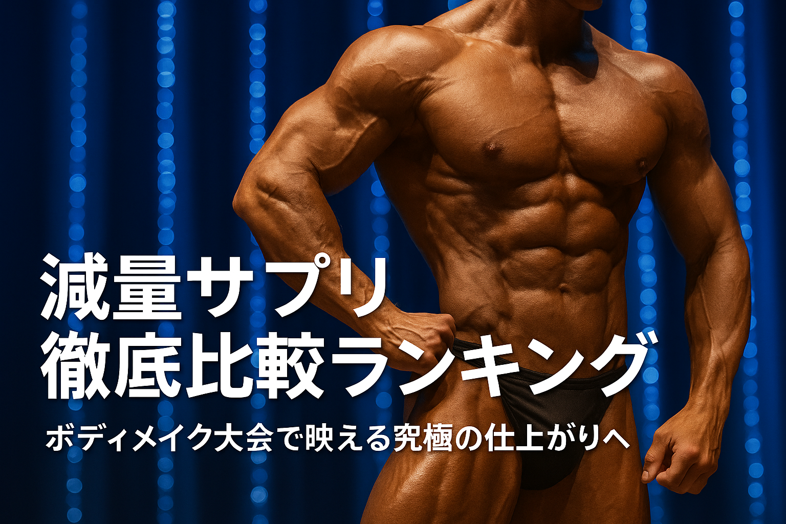 減量＆ダイエットサプリおすすめランキング｜大会仕上げで映える究極ボディを通販で手に入れる