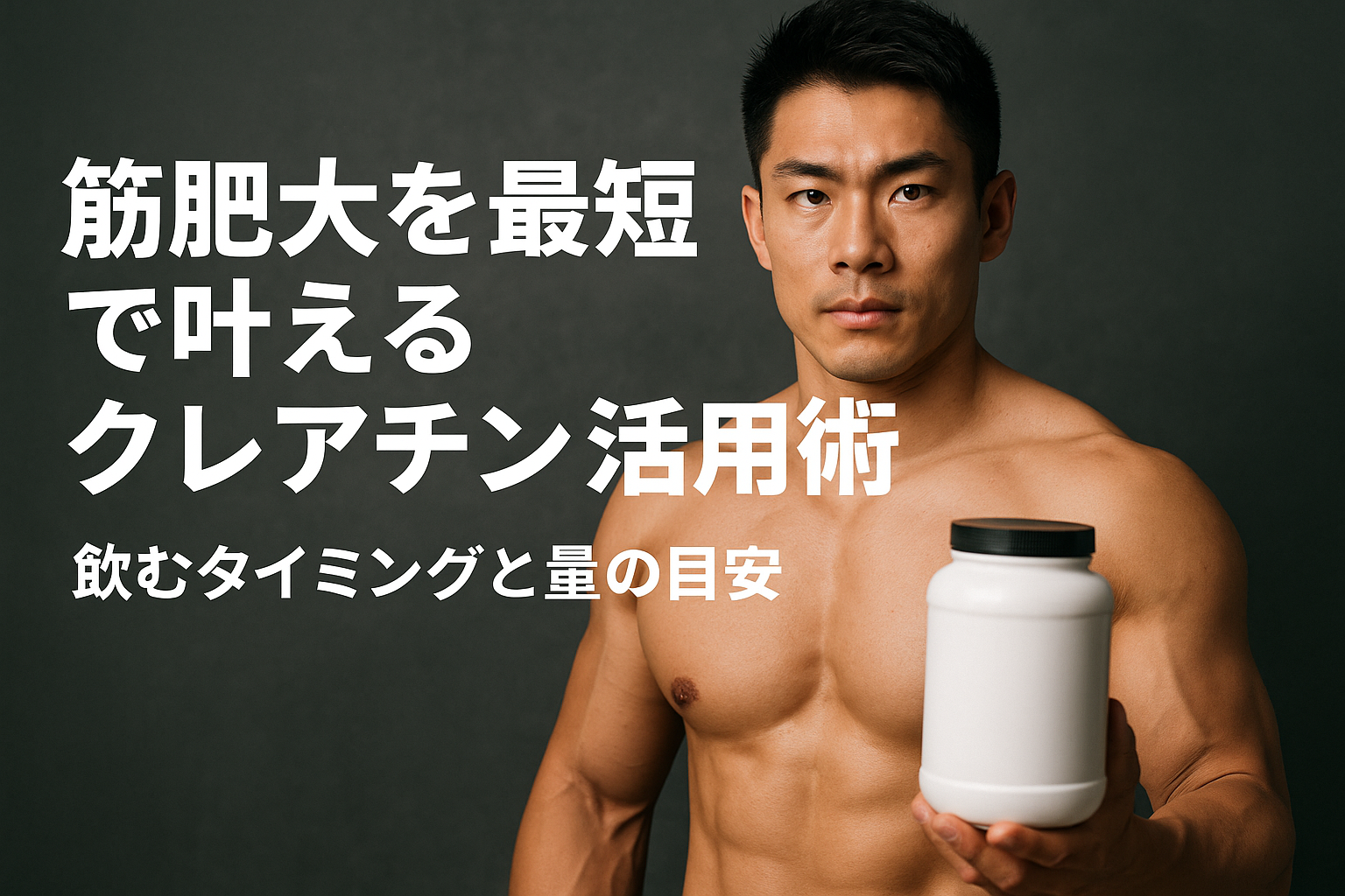 クレアチンで筋肥大を加速｜正しい知識と方法